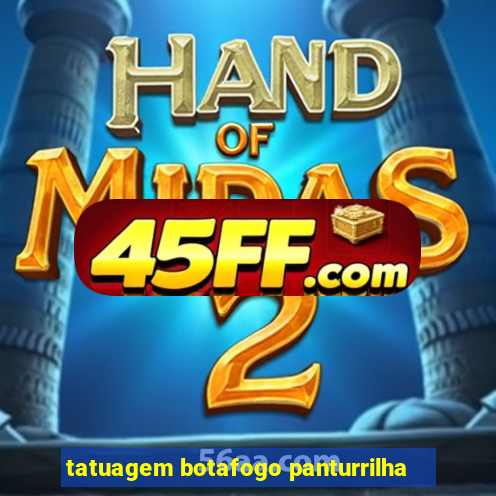 tatuagem botafogo panturrilha